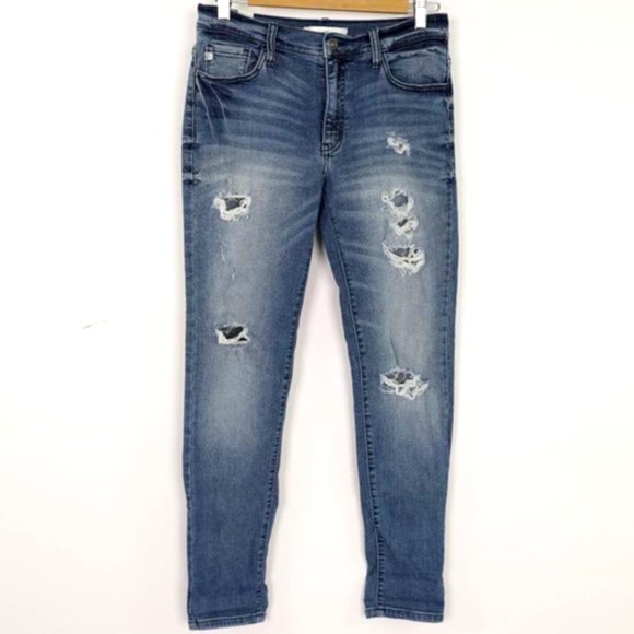 KanCan Distressed Skinny Ankle Jeans size 28 - Picture 1 of 11